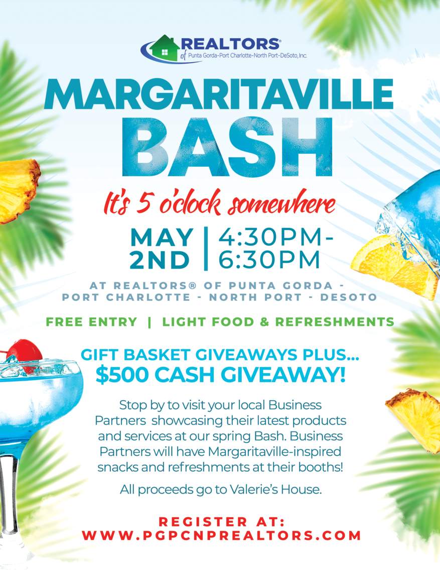Margaritaville Bash flyer