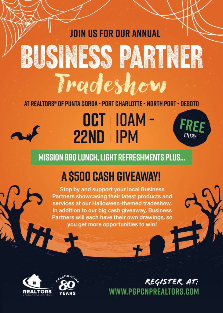 2026 Business Partner Tradeshow flyer