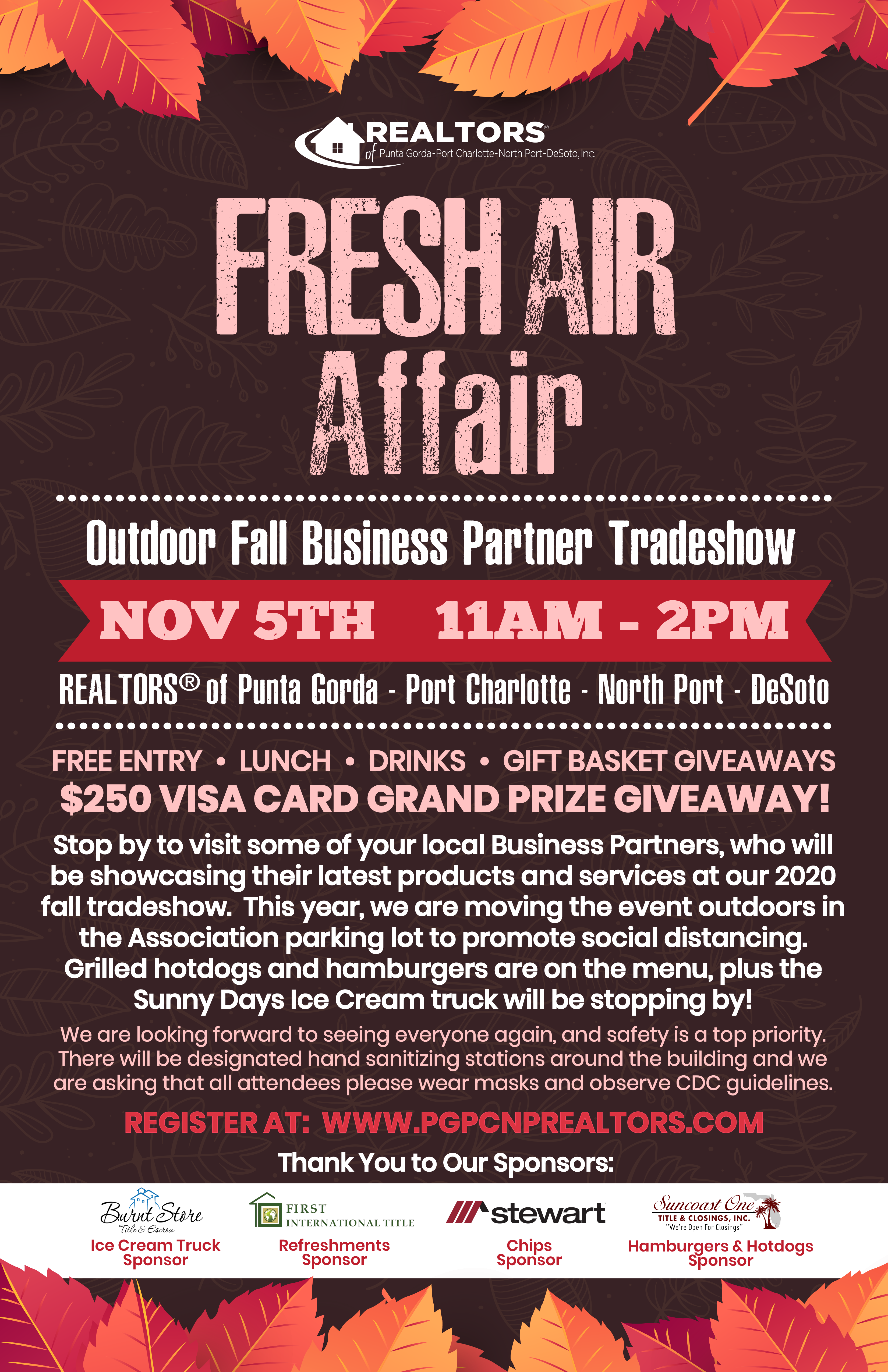 2020 Fresh Air Affair Business Partner Tradeshow flyer